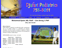 Tablet Screenshot of djafaripediatrics.com